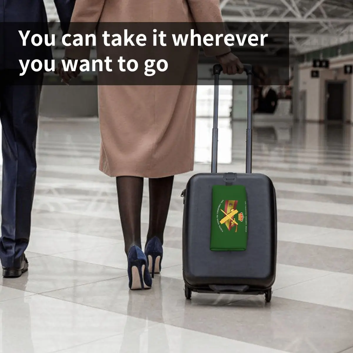 الحرس الاسباني المدنية اسبانيا العلم النساء حقائب مستحضرات التجميل السفر ماكياج المنظم الحقيبة تخزين أدوات الزينة Dopp صندوق أدوات مقلمة