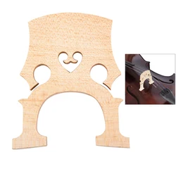 Professional Cello Bridge for 4/4 3/4 1/2 1/4 1/8 Size Cello Exquisite Wooden Material Cello Accessories