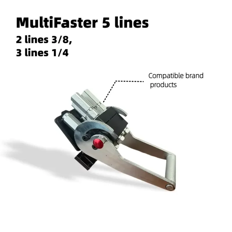 for 5-Way Hydraulic Multi-connector Quick Coupling 1/4 Inch and 3/8 Inch Lever Type Flat End Face