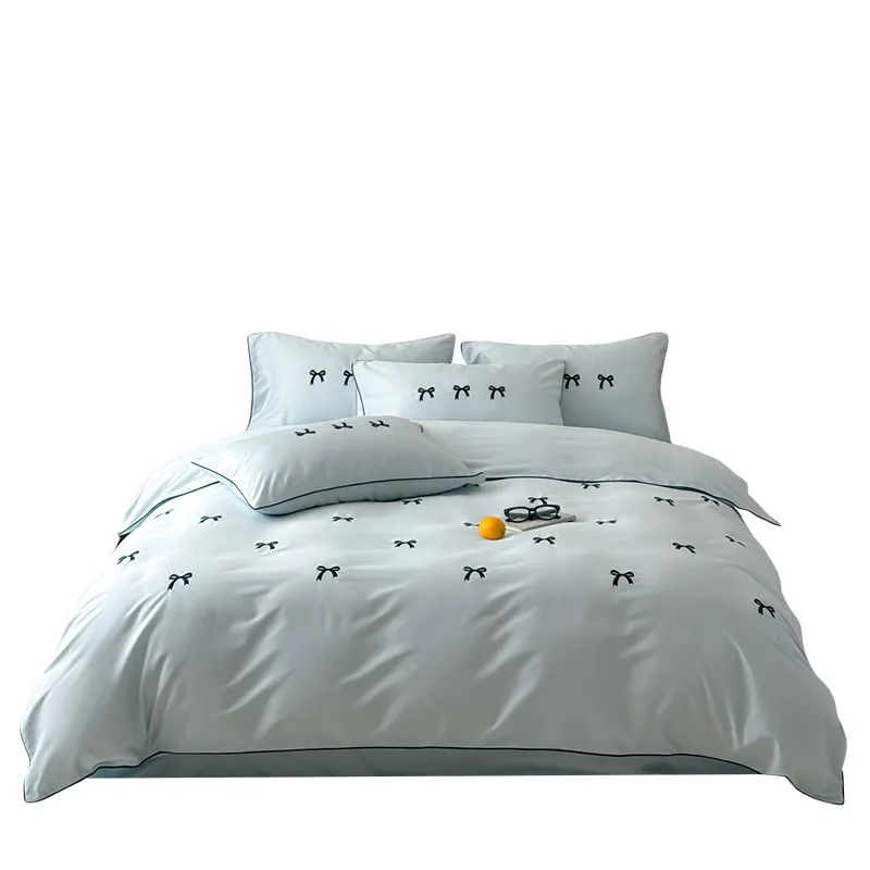

Xinjiang, long-staple cotton, bed, four-piece set, embroidery, pure cotton, cartoon.