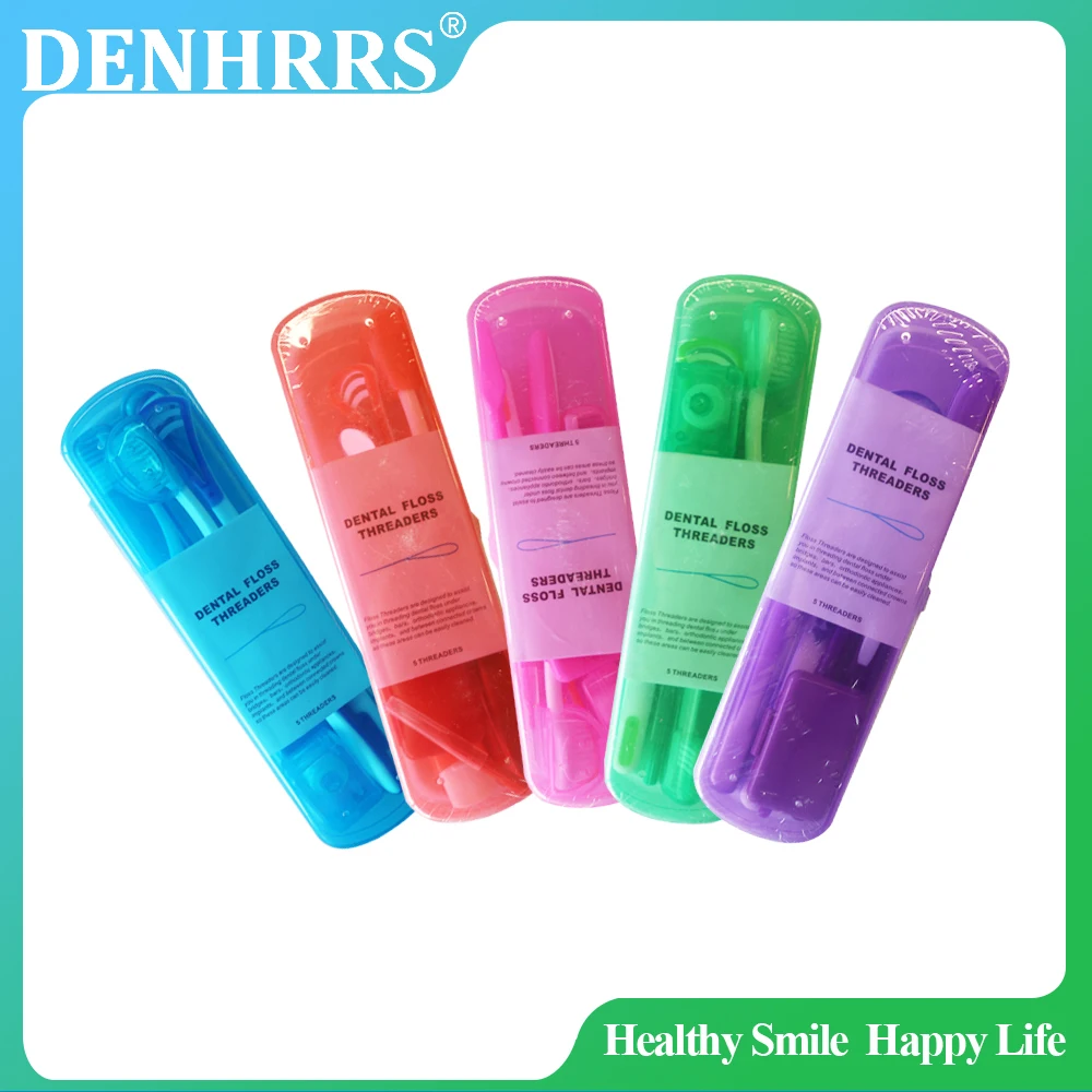 8Pcs/box Orthodontic Oral Care Cleaning Braces Dental Teeth Kits Toothbrush Foldable Dental Mirror Interdental Brush Cleaning