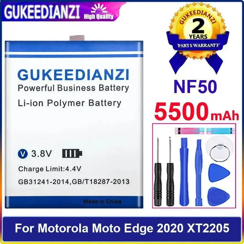 

Замена премиум-класса NF50 5500 мАч для Motorola Moto Edge 2020 XT2205, стабильный аккумулятор мобильного телефона