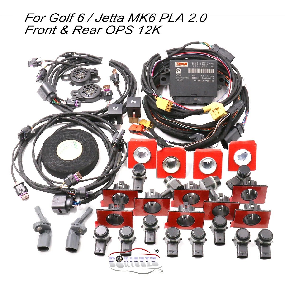 Автоматическая интеллектуальная система помощи при парковке PLA 2.0 Park Pilot передняя и задняя OPS 12K ДЛЯ VW Golf 6 Jetta MK6