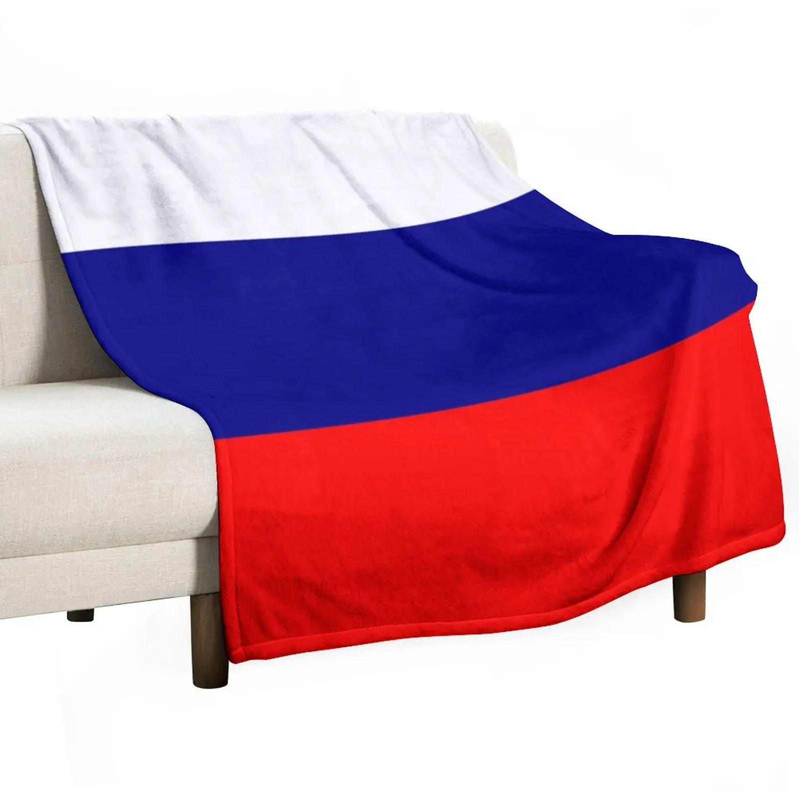 

Russian,Russia flag Throw Blanket Soft Plaid wednesday Large Blankets