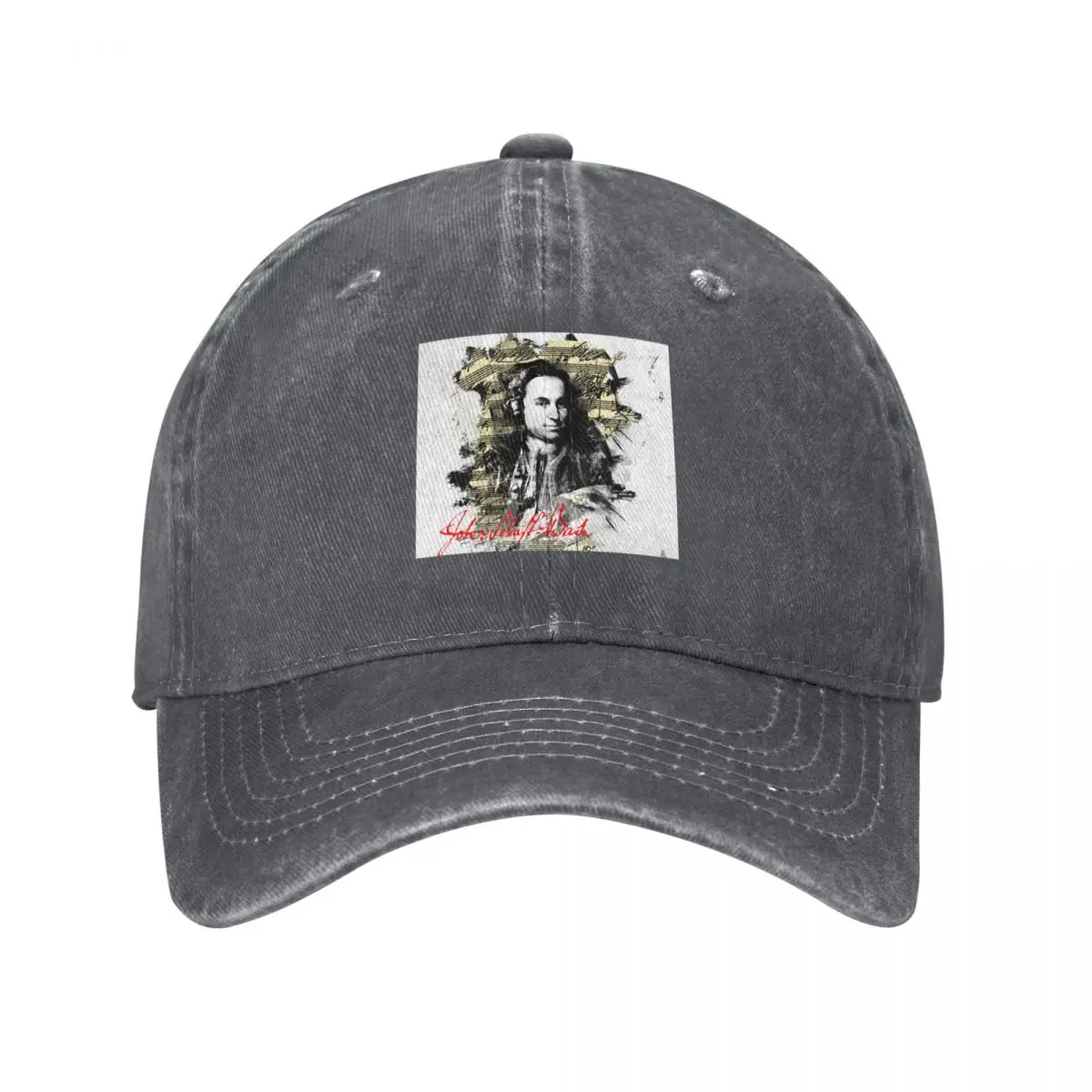 Johann Sebastian Bach Baseball Cap Sunhat Custom Cap Ball Cap Snap Back Hat Women's Golf Wear Men's