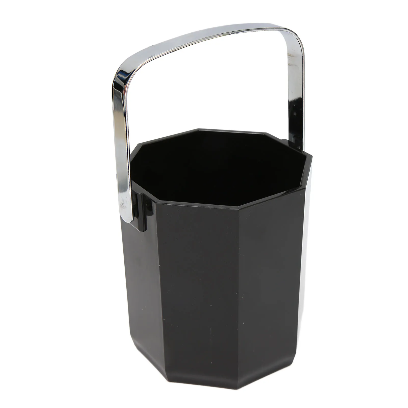 Summer Champagne Bucket Stainless Steel Handle Strong Acrylic Multi Purpose Ice Cube Bucket For Family Bar Camping