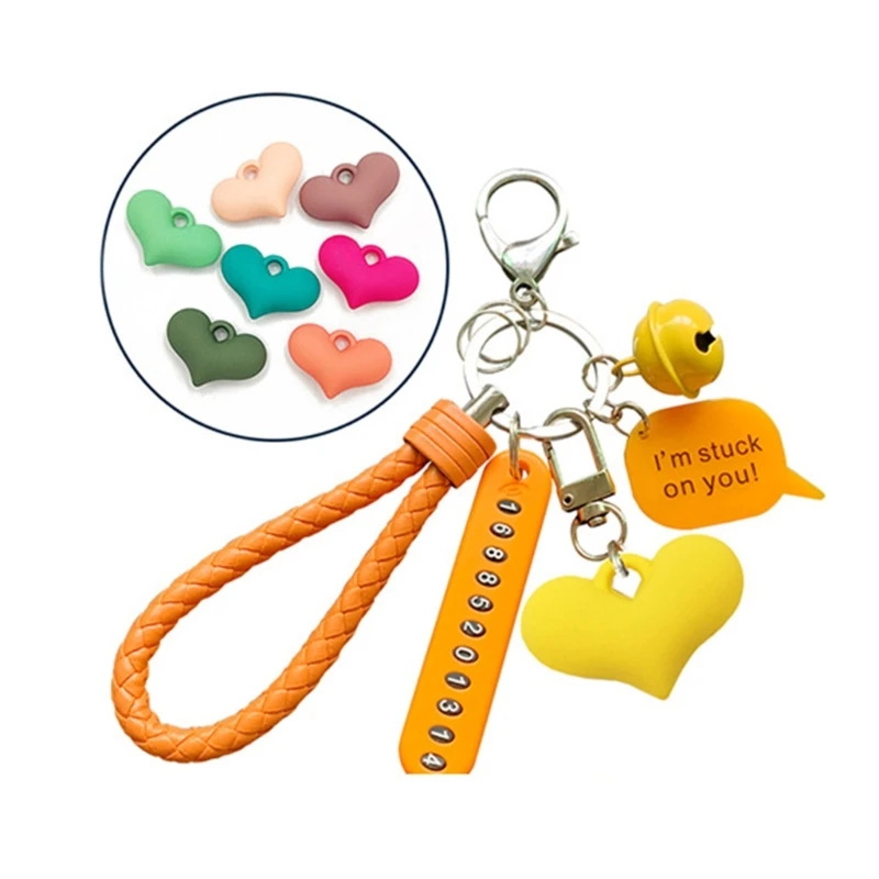 Acryl hanger Tags sleutelhanger Sweet Heart ketting ambachten maken benodigdheden