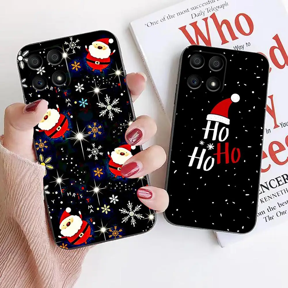 Merry Christmas Everyone Phone Funda Coque Case For Honor 9X 9 8 8X Max 80 70 60 50 30 20 NOTE 10 TPU Case Capa Shell Cover