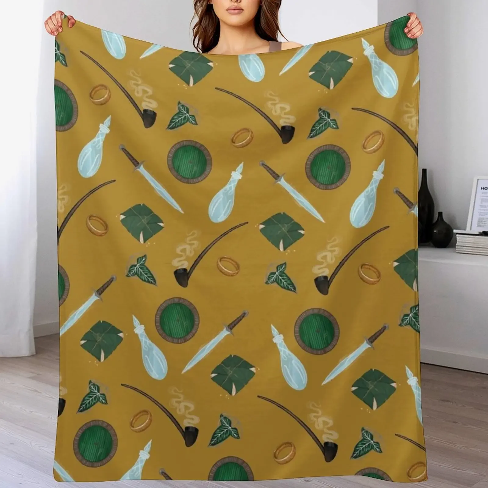 

The Fellowship Throw Blanket Soft Plush Blanket as Housewarming Gift