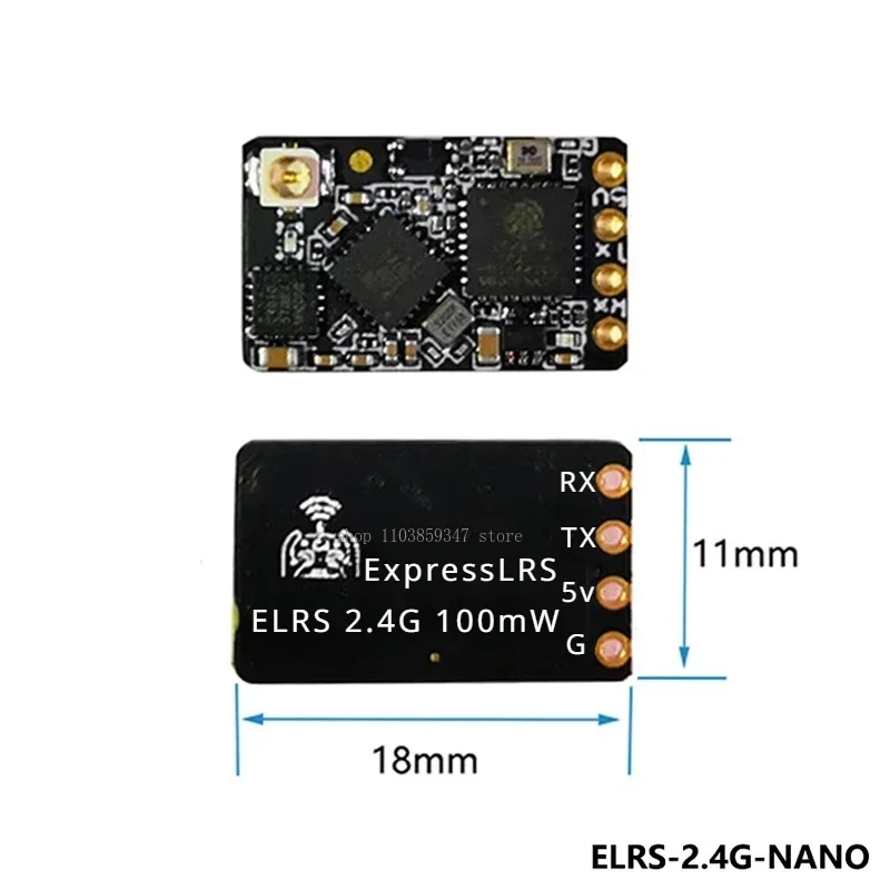 ELRS 2.4GHz/915MHz NANO ExpressLRS Long Range  Receiver  2400 RX For RC FPV Long Range Racing Drone Quadcopter Airplane