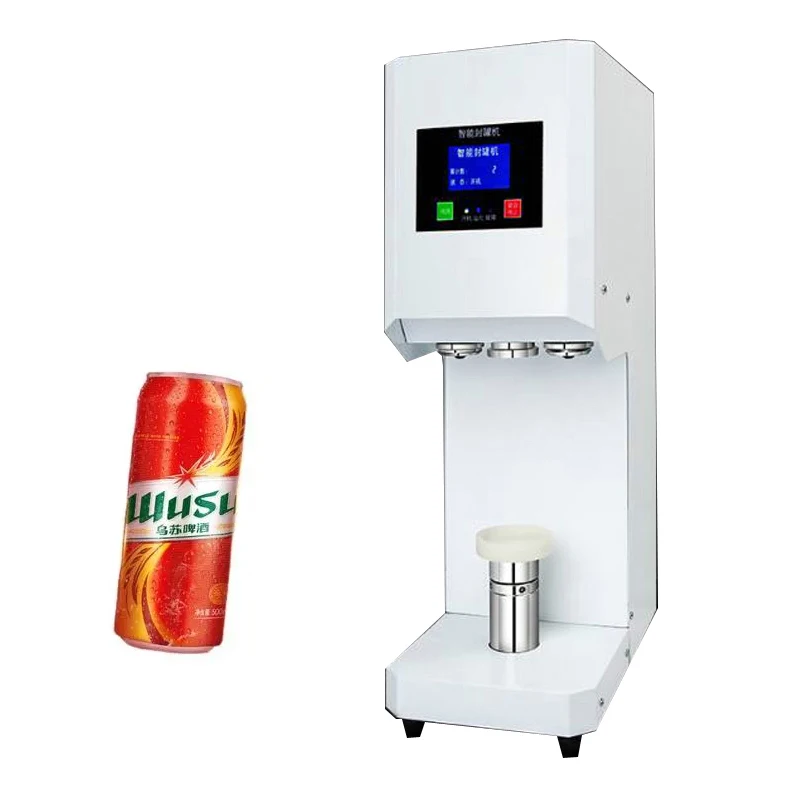 

220V / 110V Can Sealing Machine Milk Tea Shop Commercial Beverage Sealing Cup Semi-Automatic Seal Machine Plastic Bottle Can Lid