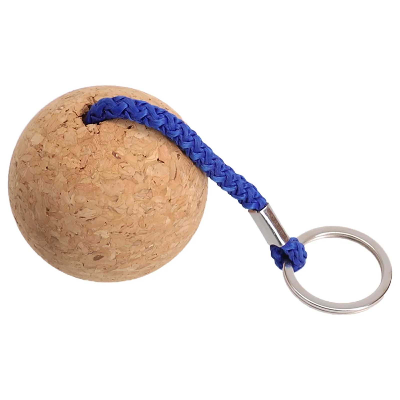 2 Stück 50 mm schwimmende Korkkugel-Schlüsselanhänger, Segelboot-Schwimmkörper, schwimmendes Seil, ultraleichter Holz-Schlüsselanhänger, Kajak-Zubehör – Detail 20