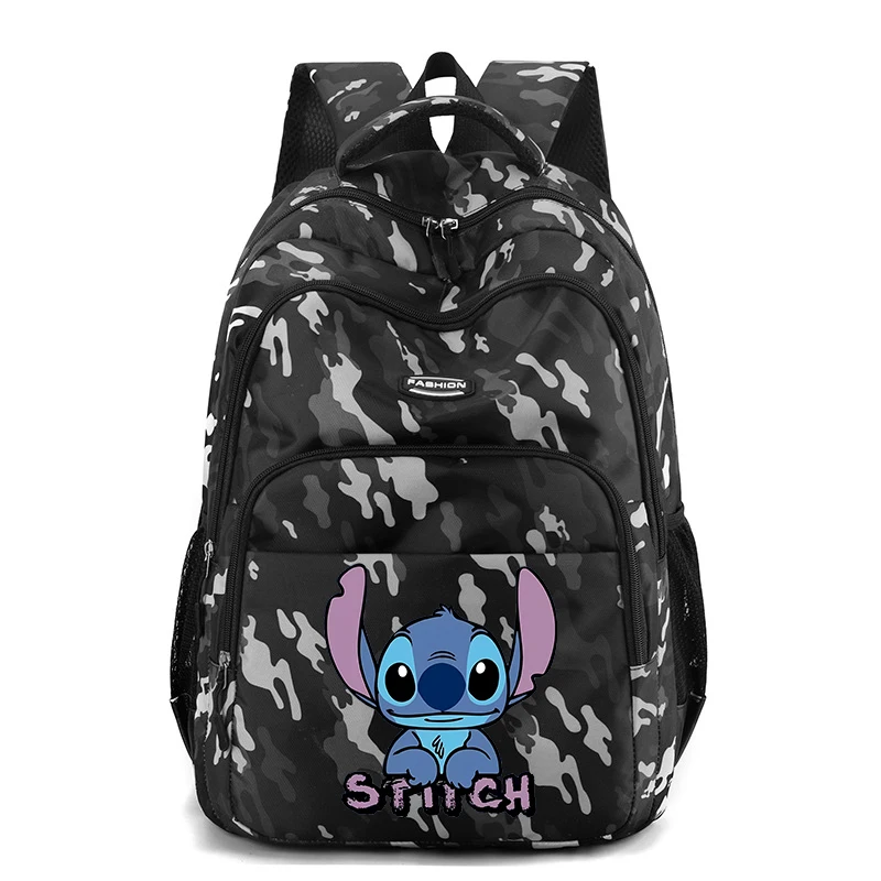 Disney Lilo&stitch Student Large School Bag Backpack Boy Girl Bookbag Bag Teenager Children Knapsack Schoolbag Rucksack Mochila