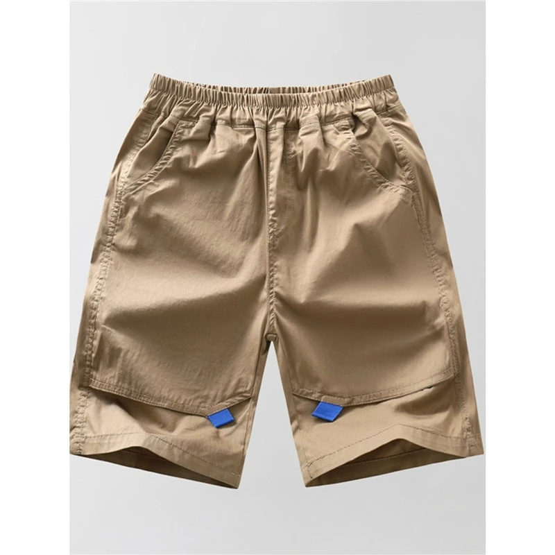 

Boys' Thin 7-Inch Quick-Dry Shorts 2026 Summer New, Washed Cotton Casual Pants for Toddler Kids Breathable Daily Wear