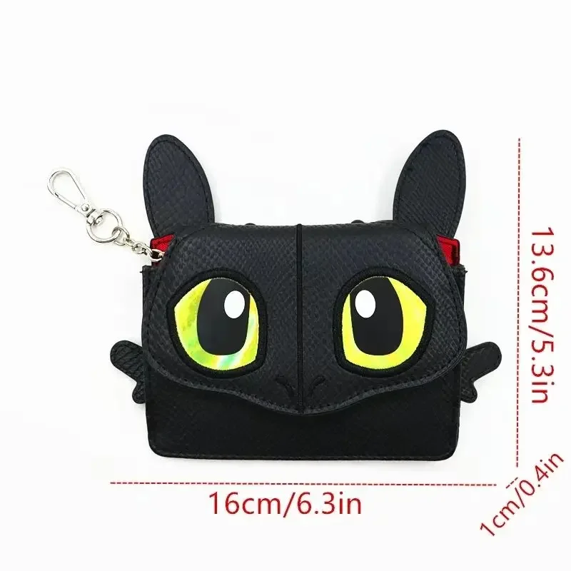 

How To Train Your Dragons Cute Cartoon Toothless Wallet for Men Women Universal Coin Purse Daily Necessities Gift