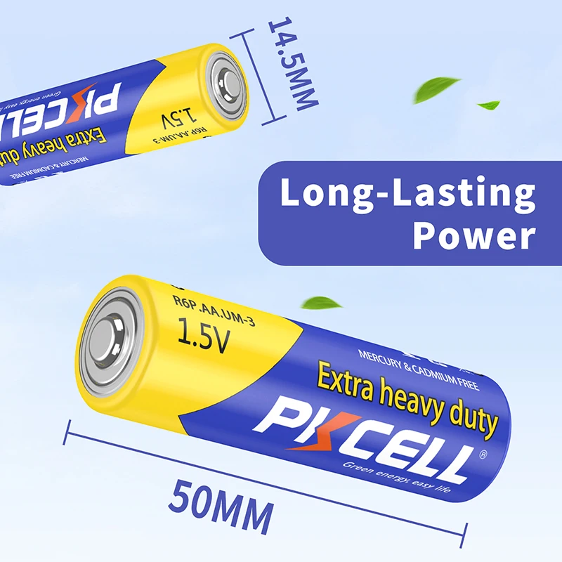 AA Battery Super Heavy Duty R6 UM3 AA Carbon Dry Battery 2A Batteries for Oximeter microphone