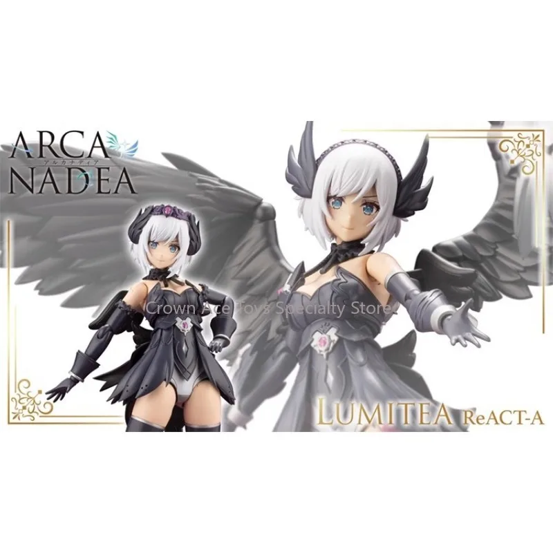 KOTOBUKIYA Anime ARCA NADEA LUMITEA Angel Black Mobile Suit Girl Action Figure Assembly Model Trendy Toy Doll Gifts for Children