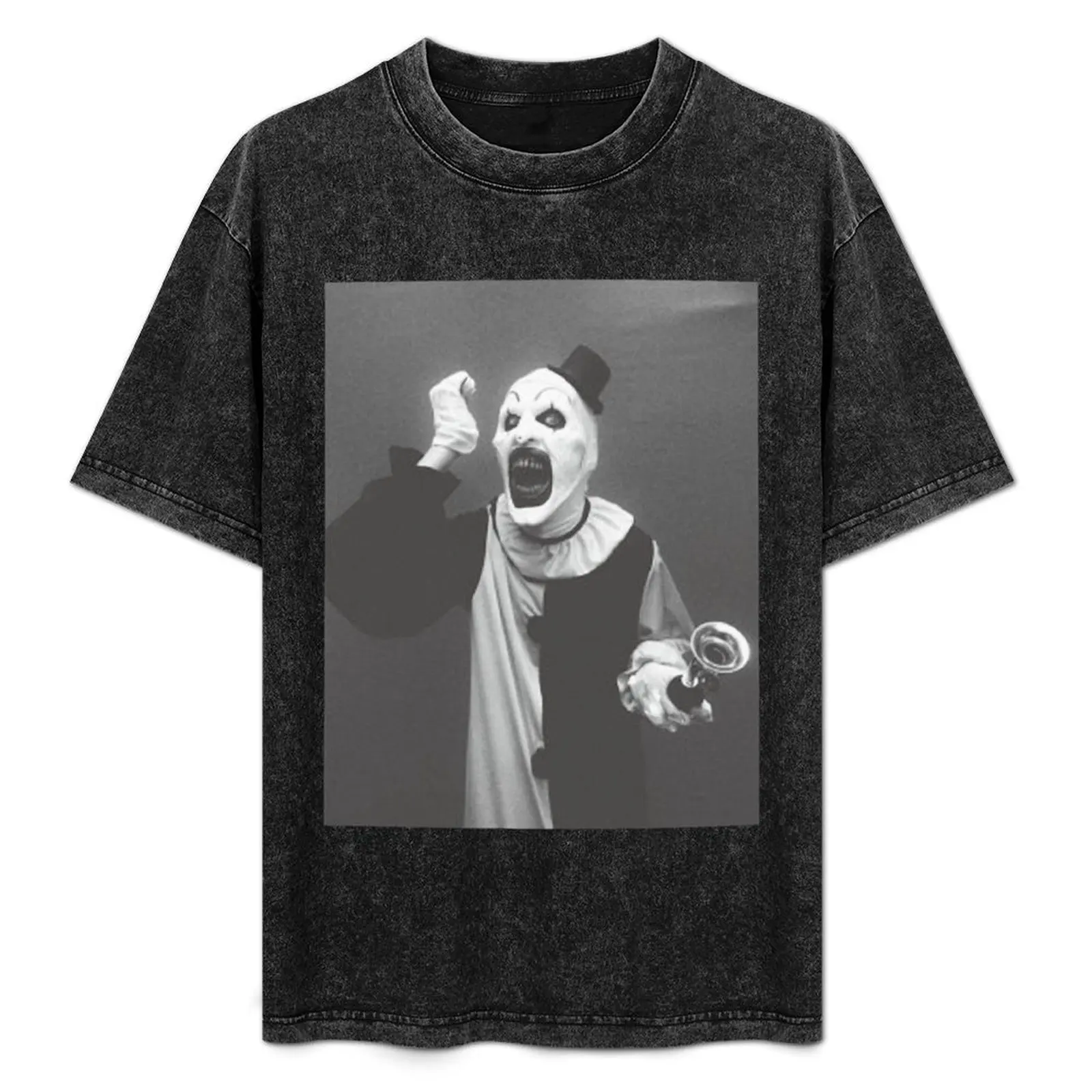 

Terrifier art the clown horror T-Shirt customizeds vintage anime stuff men graphic t shirts