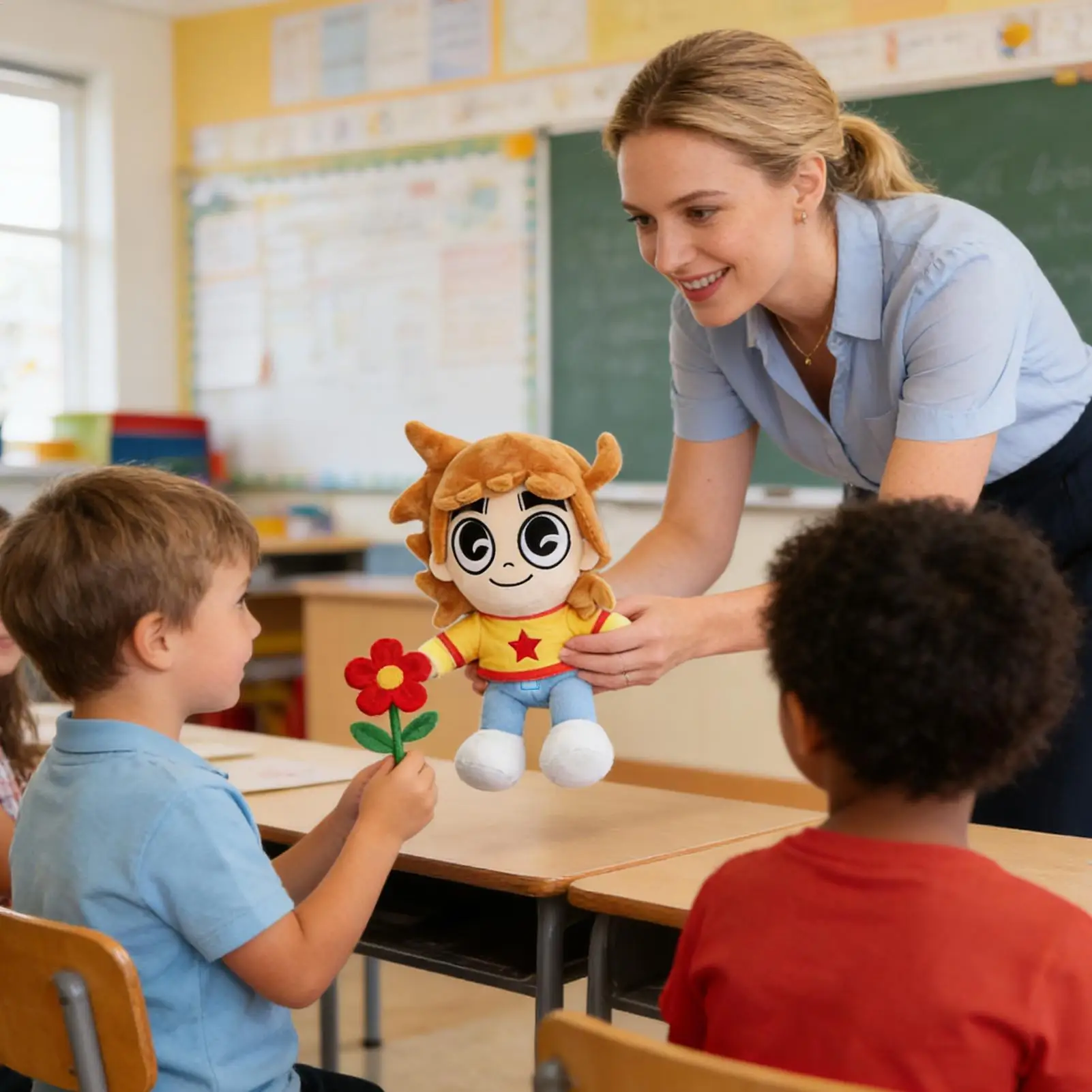 

Anime Plush Toys Cartoon Collectible Characters Toys Anime Collectibles for Kids Boys Children Girl Birthday Living Room Home