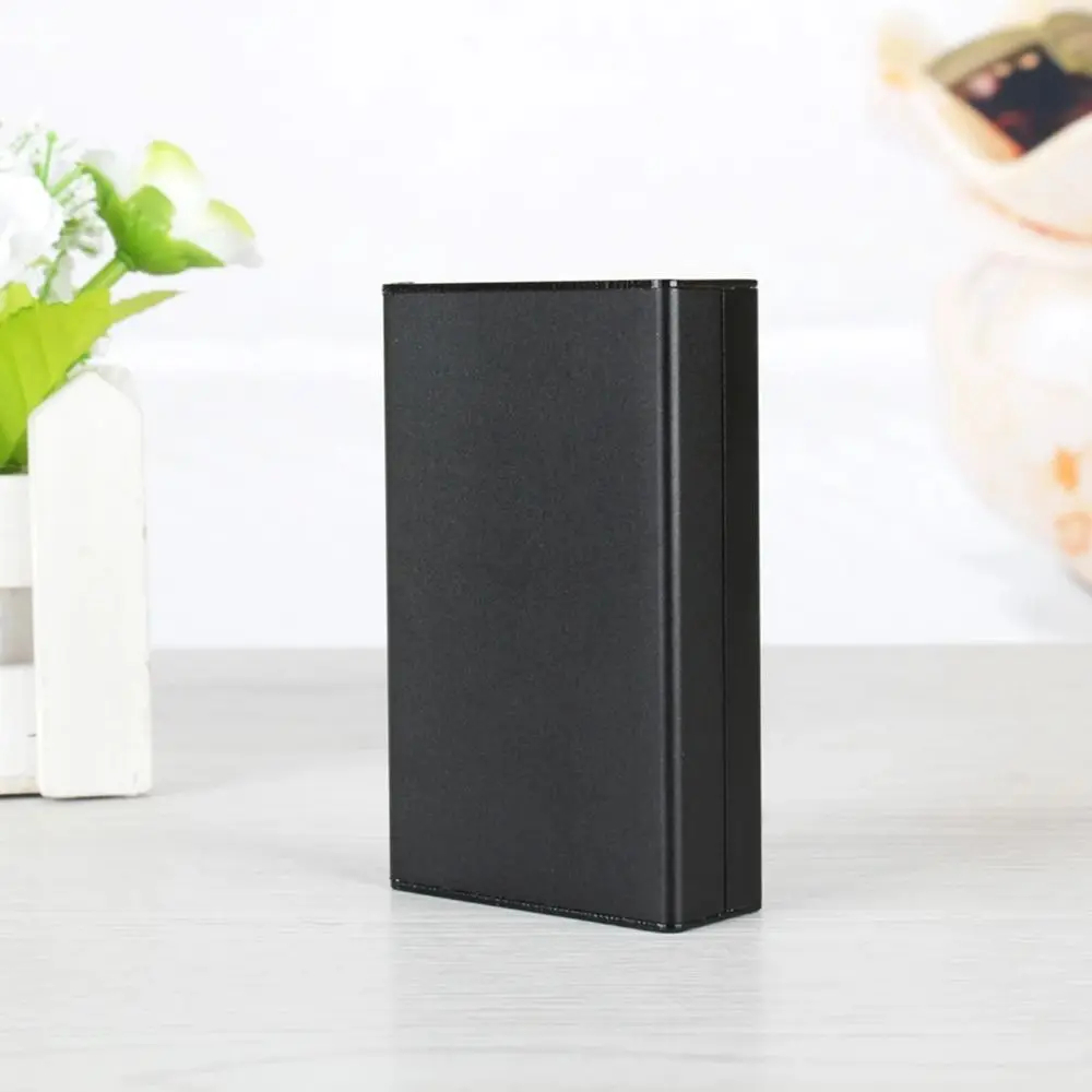 

Durable Aluminum Instrument Box Amplifier Housing Black Power Junction Box Outdoor PCB Electronic Project Case Controller