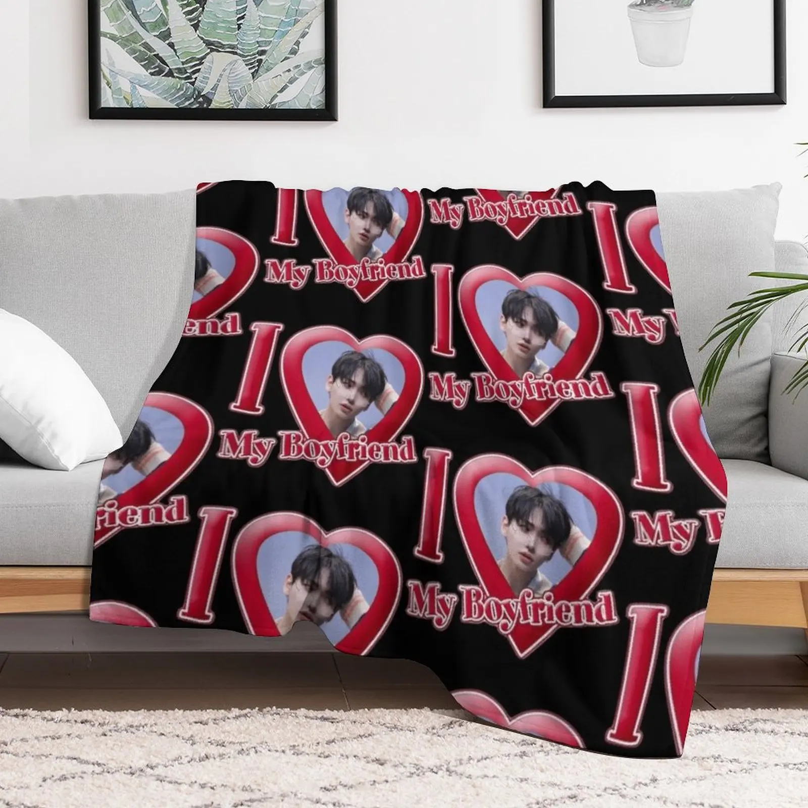 I love my boyfriend Jaehyun from boynextdoor Throw Blanket decorative Blankets Sofas Of Decoration Extra Large Throw Blankets