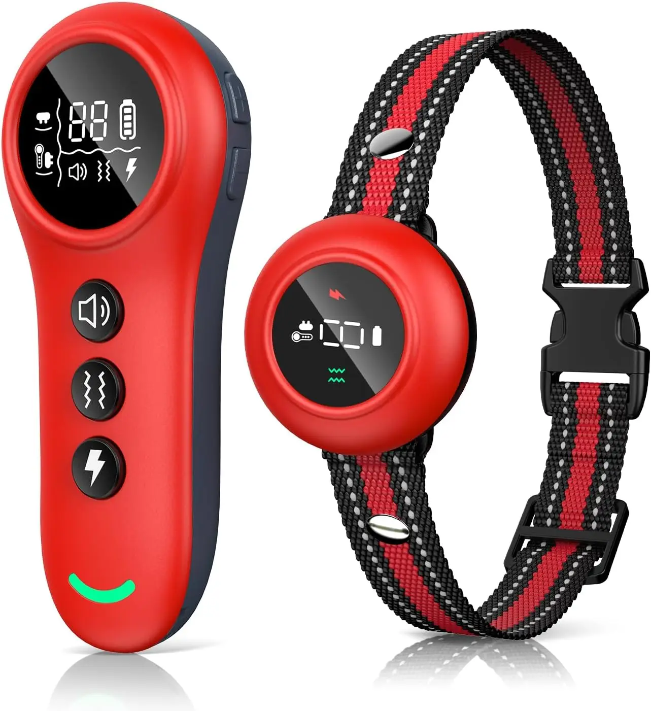 

2-in-1 Dog Shock Collar & Bark Collar – 3300FT Dog Training Collar with Remote, Automatic Anti-Barking, 5 Adjustable