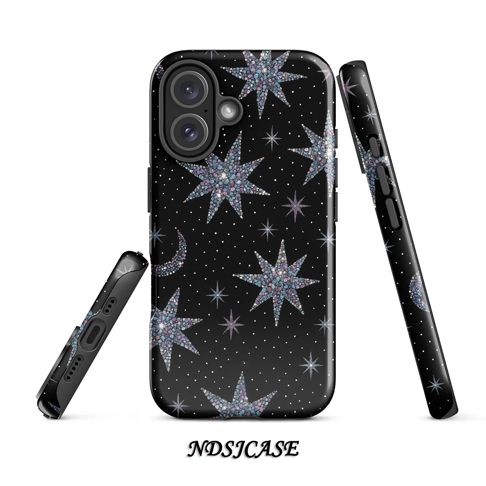 

Luxury Nova Phone Case for iPhone 17 16 15 14 13 12 11 Pro Max Air Plus Luxury Double-layer Back Cover