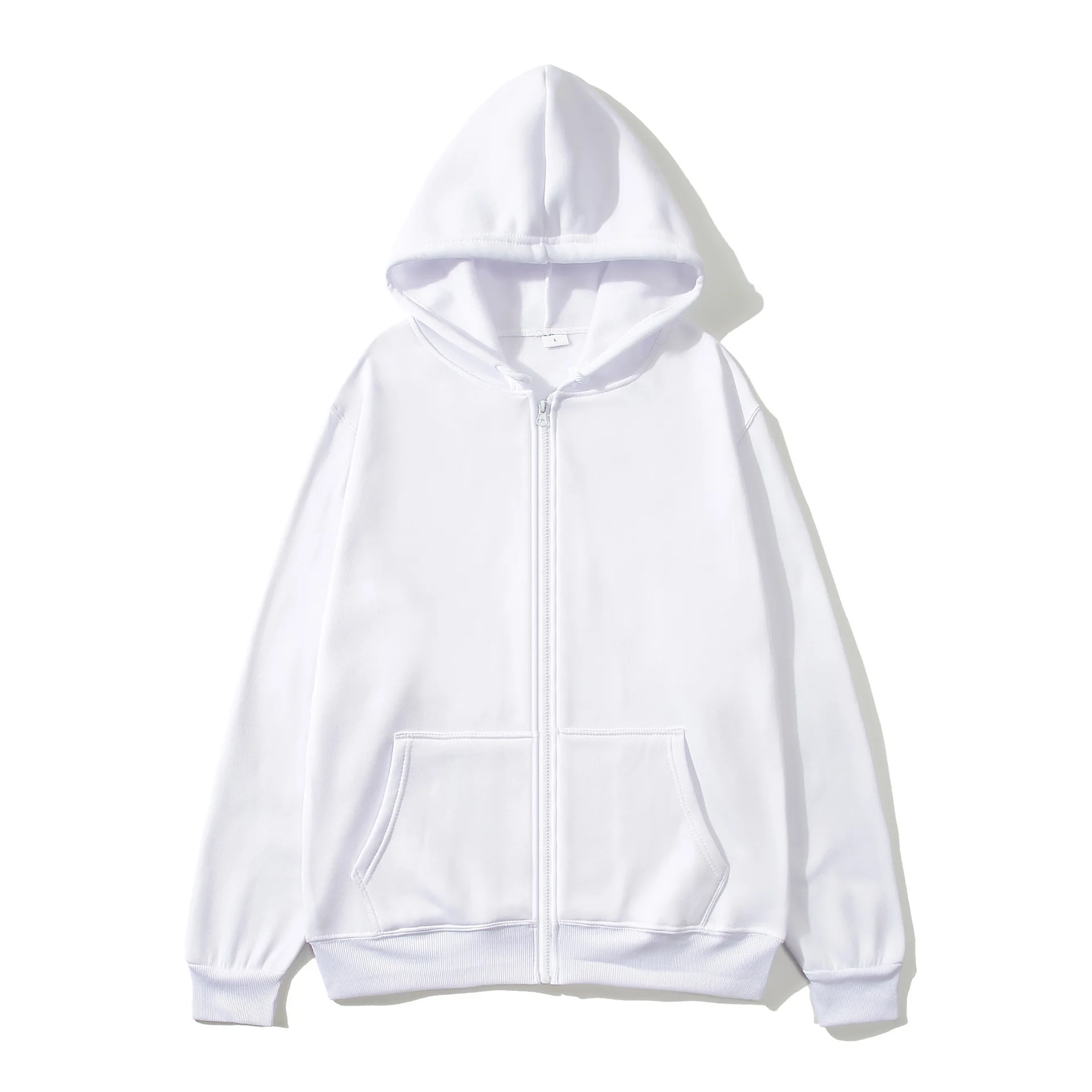 2025 Neue Mode Reißverschluss-Hoodies Damen/Herren Modischer Langarm-Kapuzenpullover Lässige Herbst-Winter-Sportbekleidung Einfarbige Kleidung – Detail 16