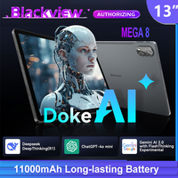 Blackview MEGA 8 Tablet 13-inch FHD+ Display Unisoc T620, 12GB+24GB RAM 512GB ROM 11000mAh Battery 50MP Android 15 4G Tablets PC