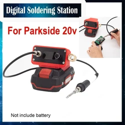 OLED Digital T12 Soldering Station Electronic Soldering Iron Tip For Lidl Parkside X20V Li-ion Battery  (Not include battery)