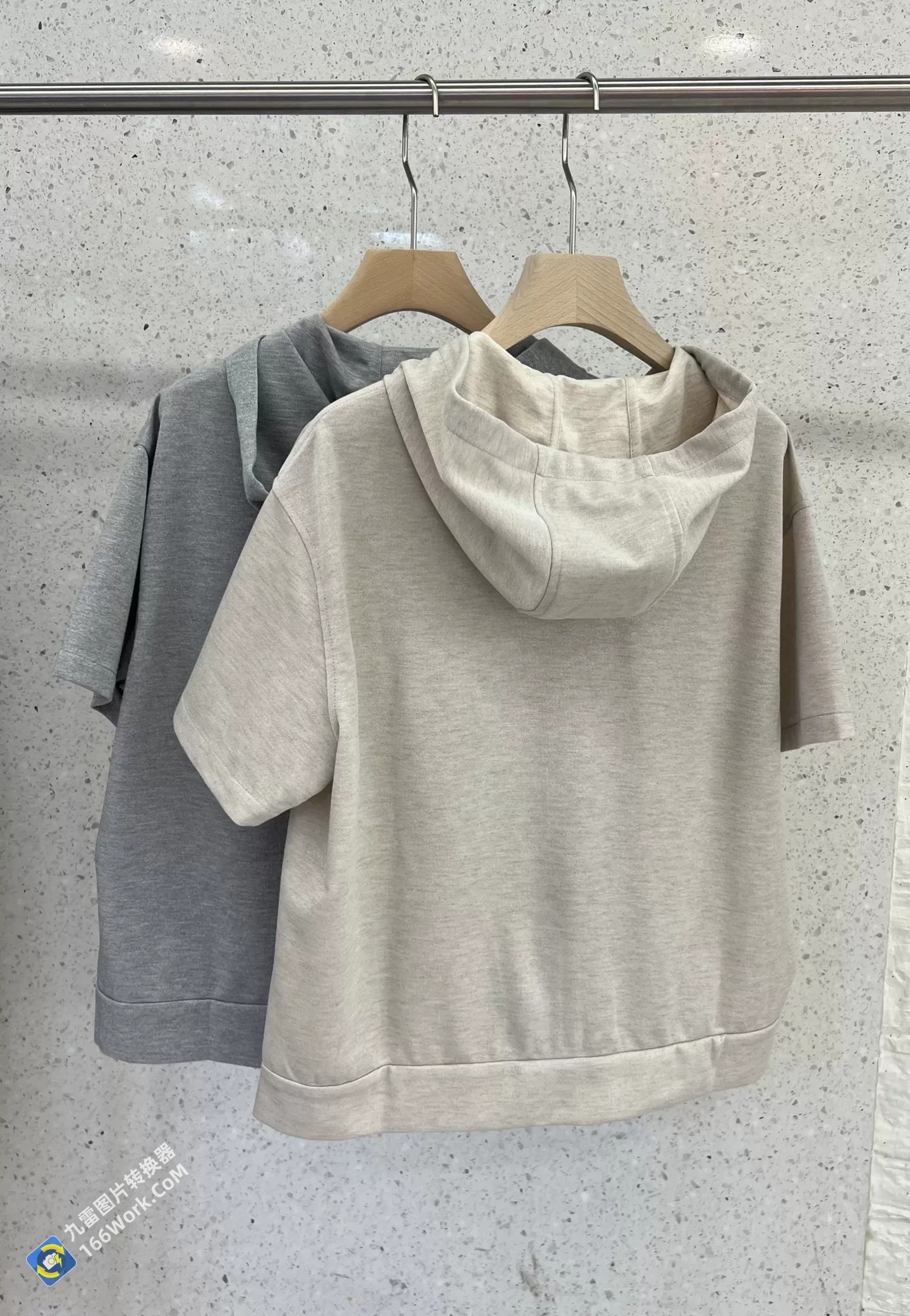 Spring and Summer 2026 New Loose Casual Sports Style Hooded Short-sleeved Cardigan Loose Waist Shorts women's matching sets