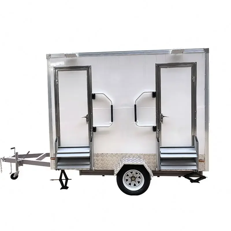 Factory Luxury European Design Portable Toilet Toilets Restrooms Camping Tent Unit Moviable Urinal Restroom Trailer Bathroom