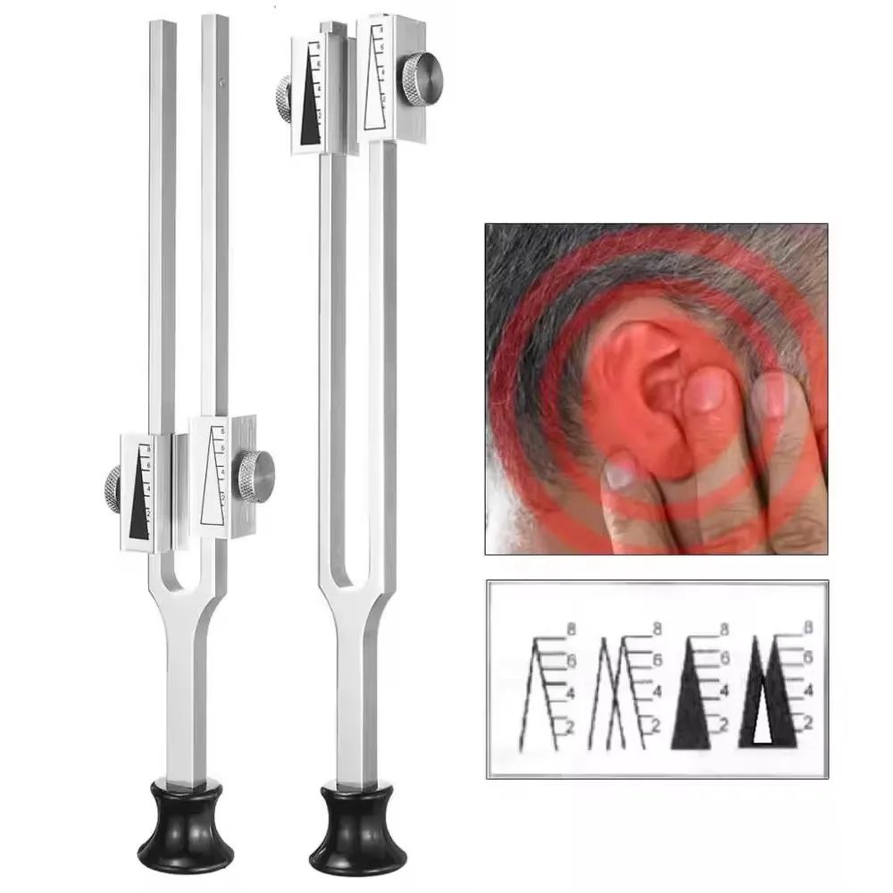 

Adjustable 64Hz 128Hz Rydel Seiffer Tuning Fork Chakra Hammer Neurological Internal Nerves Neurology Test Sound Vibration Tool