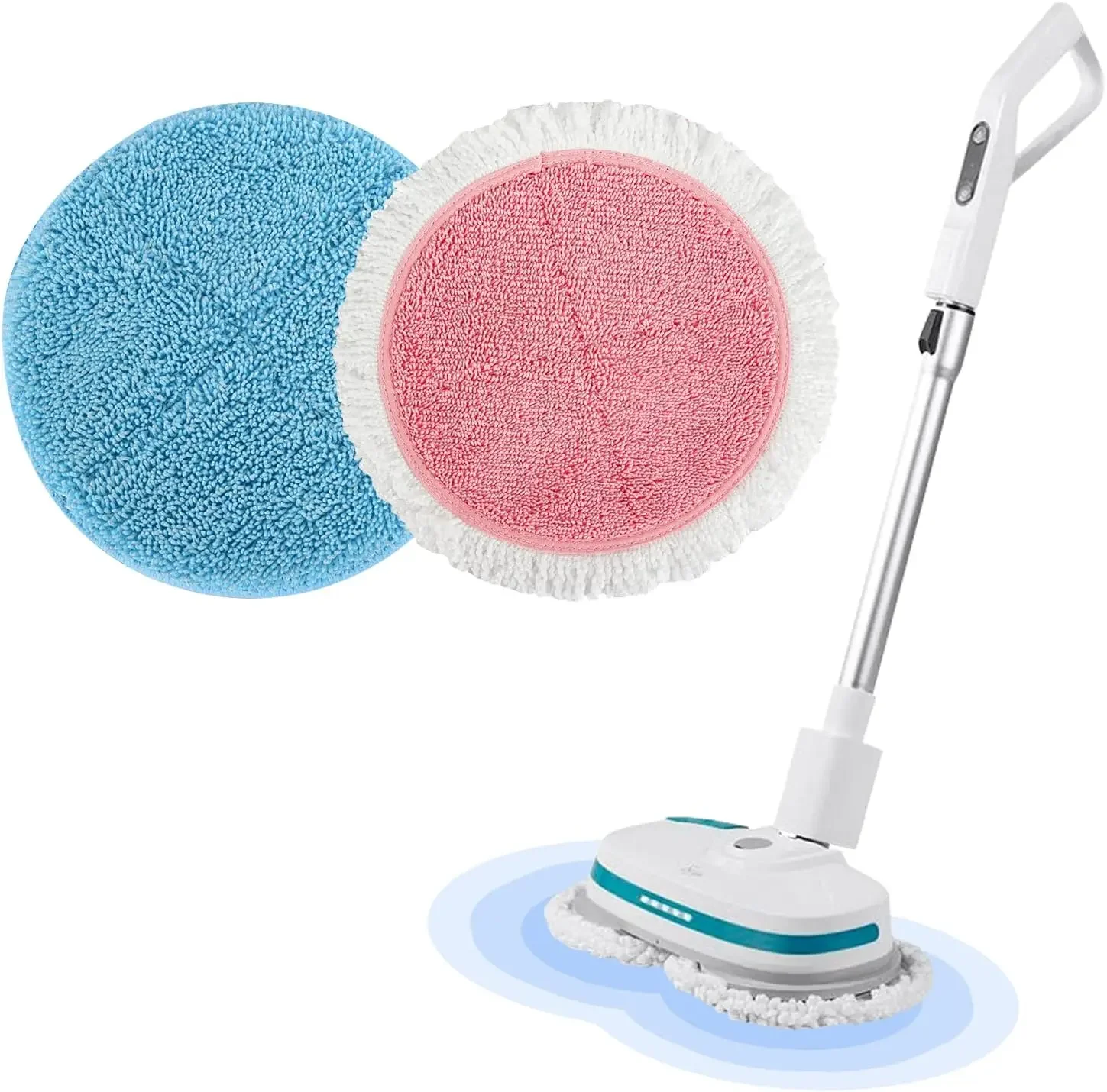 

Rotating cordless electric mop pad, steam electric mop replacement kit suitable for Vmai/Eaus/Idoo/Alfabot/Devoac, 18cm rotating