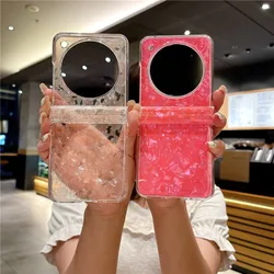 Fashion Shell half- transparent PC Phone Case For ZTE Libero Flip Case 5G For Nubia Flip Cover 2024 Hing Case Nubia Flip2 2025