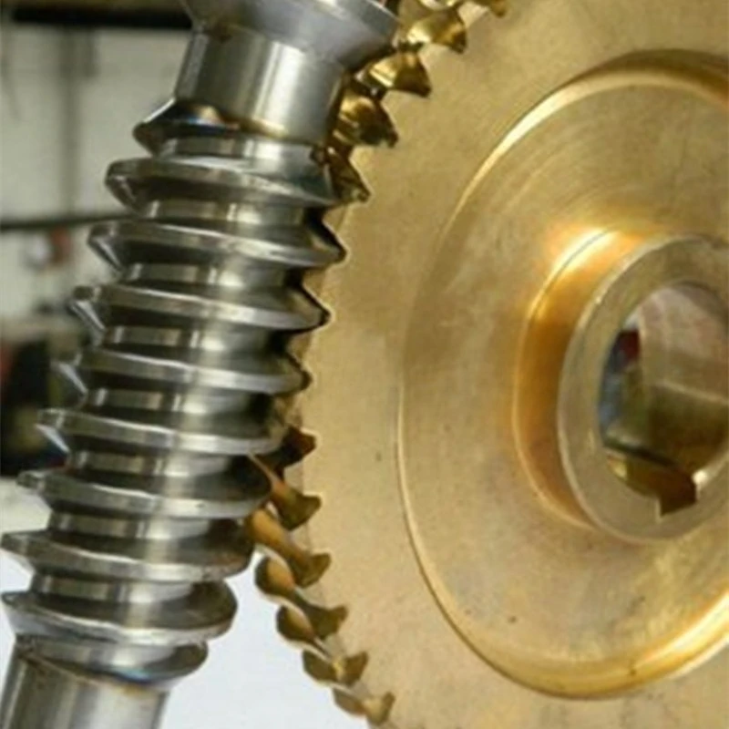For Turbine gear reducer Accessories Copper Turbine Drive Gear Stainless Steel Worm