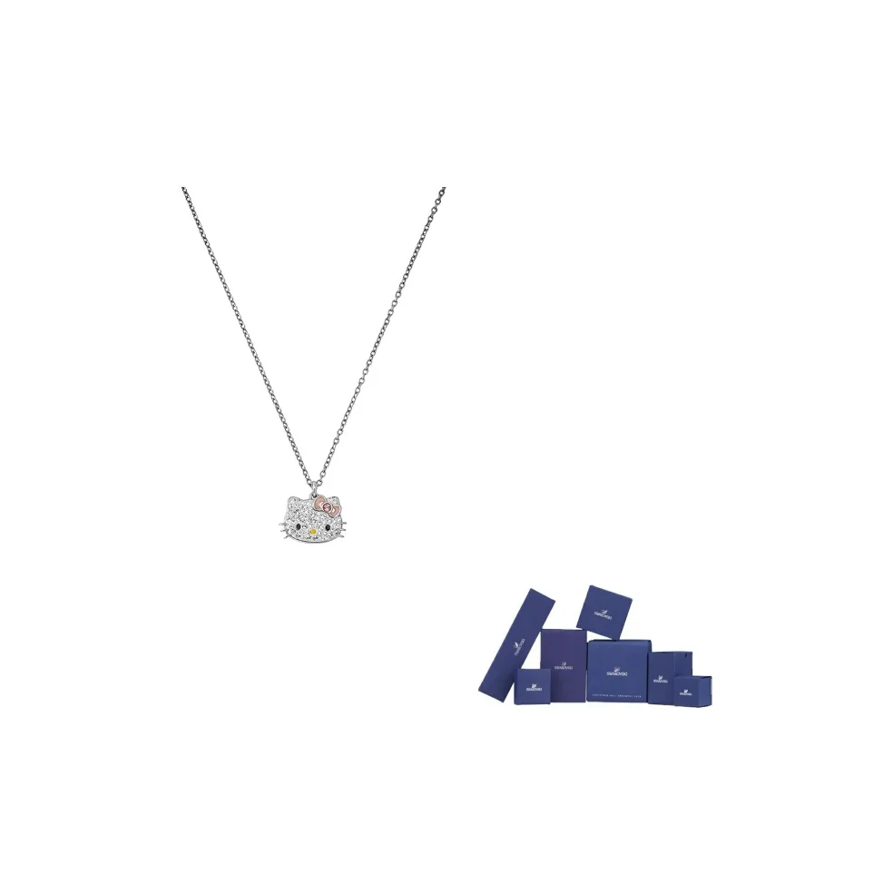 

Swarovski Hello Kitty Swarovski Crystal Necklaces Women's Silver 5013195