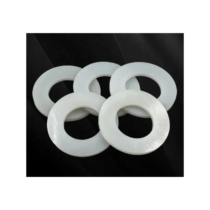 Foglio Sottile di Gomma Siliconica di Grado Alimentare, Guarnizione in Silicone Bianco Rotondo
