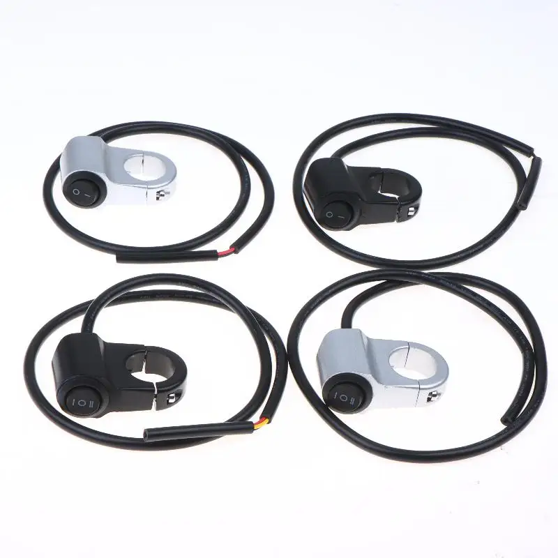 Interrupteur de guidon de moto durable 1/2 vitesse 3 voies pour une gestion fiable de l'éclairage nocturne