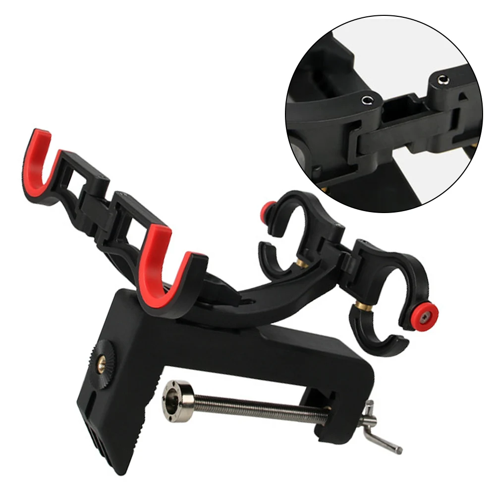 Boat Fishing Accessory Fishing Rod Holder Fishing Adventures Approx. Measurements Adjustable Head Swing Black Color