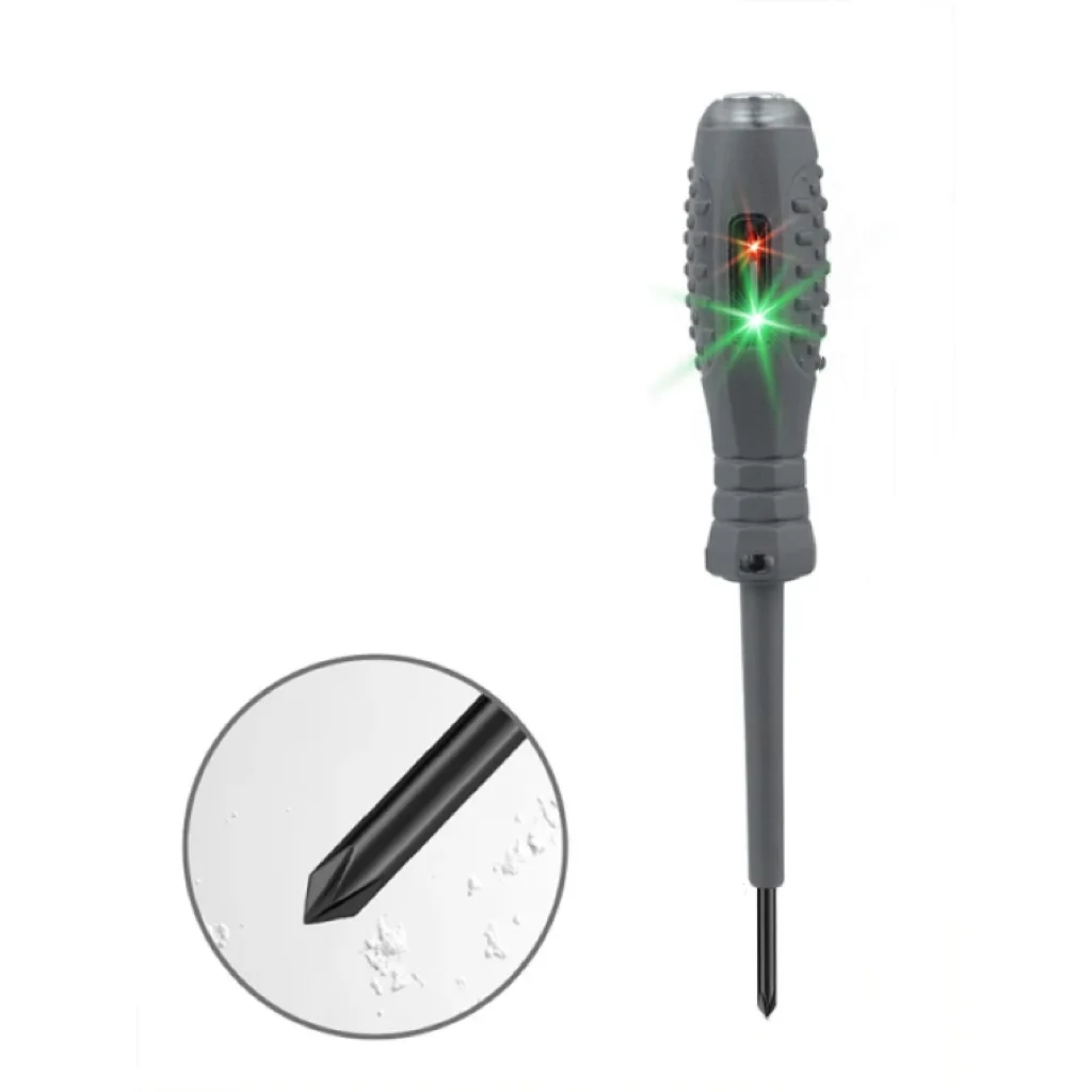 AIRAJ One Word/cross Screwdrivers Neon Bulb Indicator Meter Electric Pen Insulated Electrician Highlight Pocket Tester Pen Tools image 6