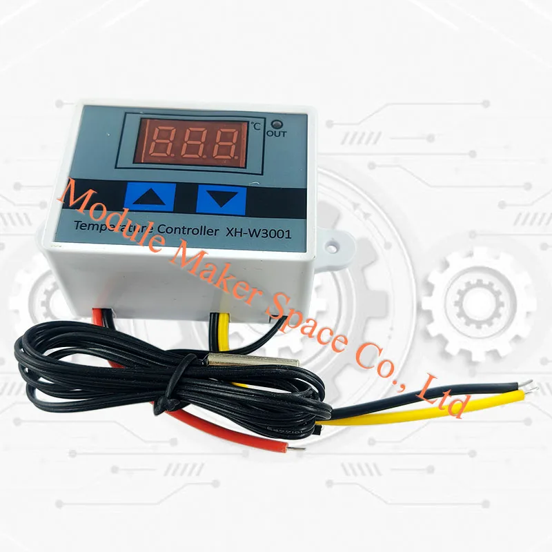 W3001 Digital Temperature Controller Microcomputer Thermostat Switch 12V 24V/220V Programmable Thermoregulator with LED Display