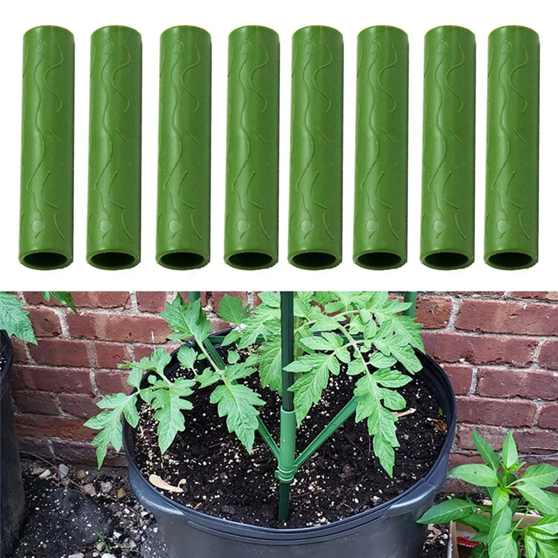 

ALIM-20PCS Garden Stake Straight Connectors Plastic Garden Stake Connecting Pipe Heavy Duty Plant Support Stake