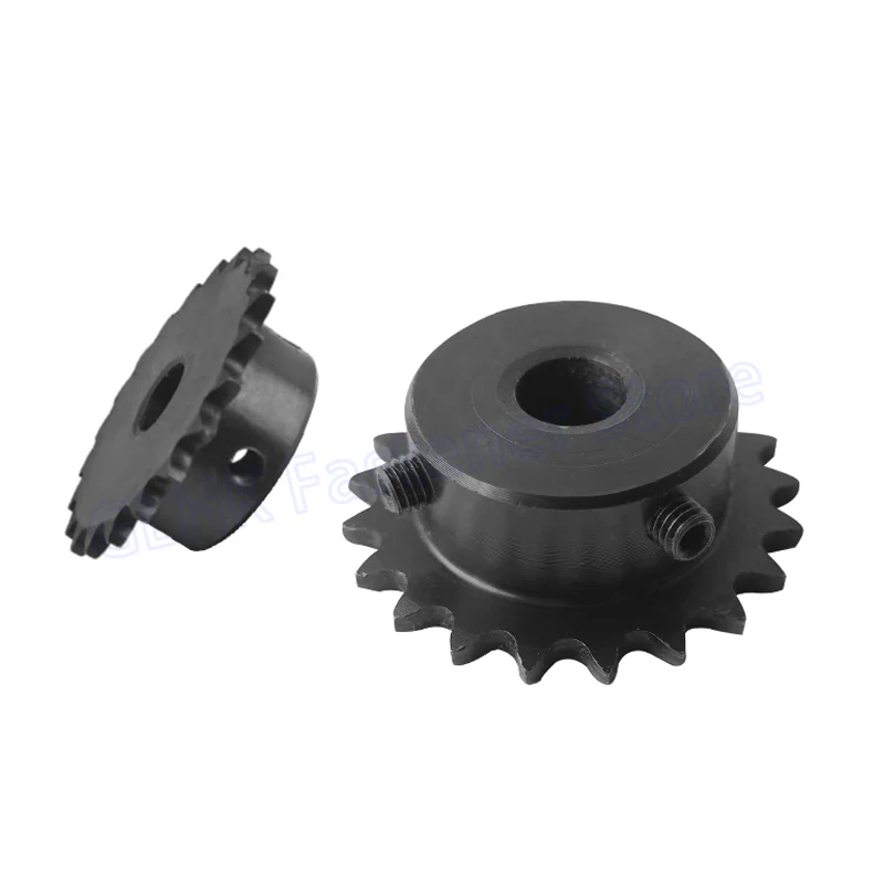 1Pcs Bore 5mm-16mm 9-24Teeth 04C/25H Chain Gear 45# Steel Industrial Sprocket Wheel Motor Chain Drive Sprocket