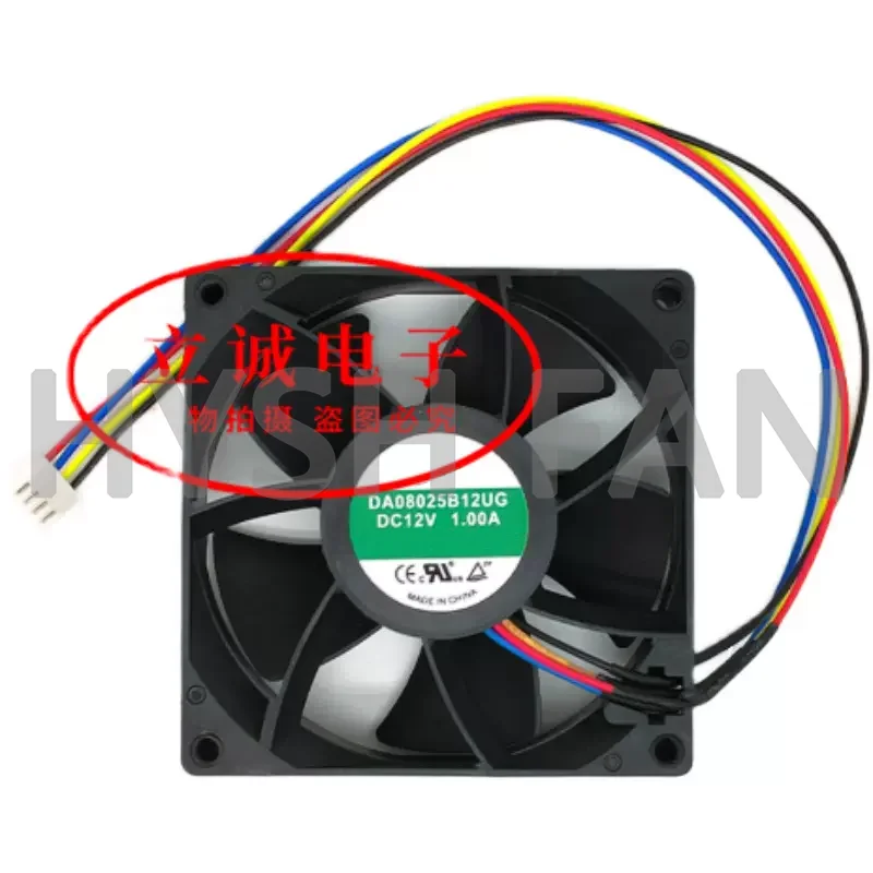 

Original DA08025B12SG/UG 12V 8025 8CM Four-wire Large Air Volume Violent Power Supply Cooling Fan