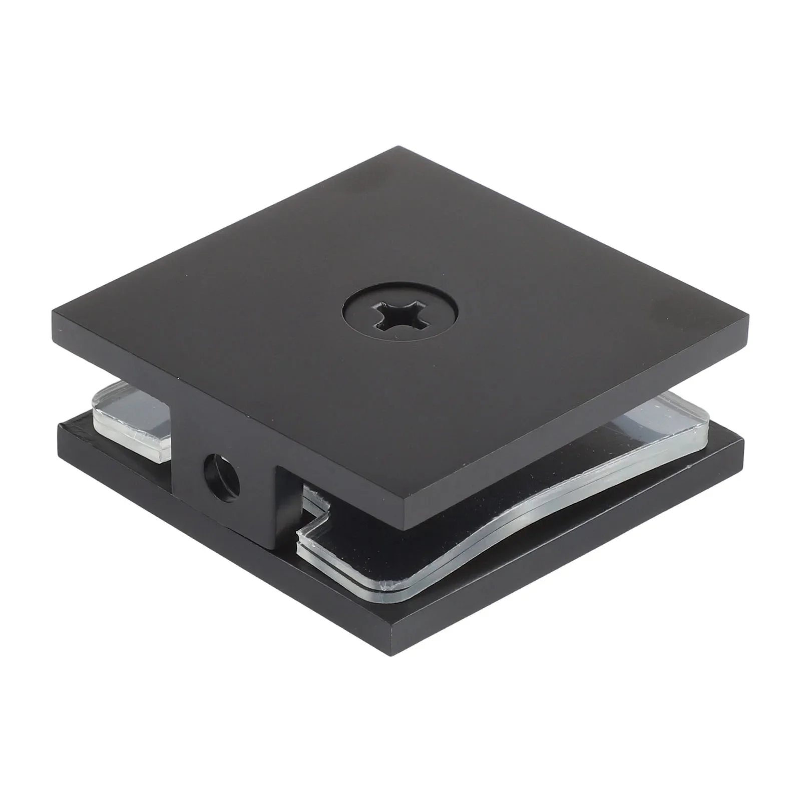 

Glass Panel Hardware U-Clamp For Tempered Glass Brass Glass Clamp For Bathroom Clamp Black Bathroom Renovation