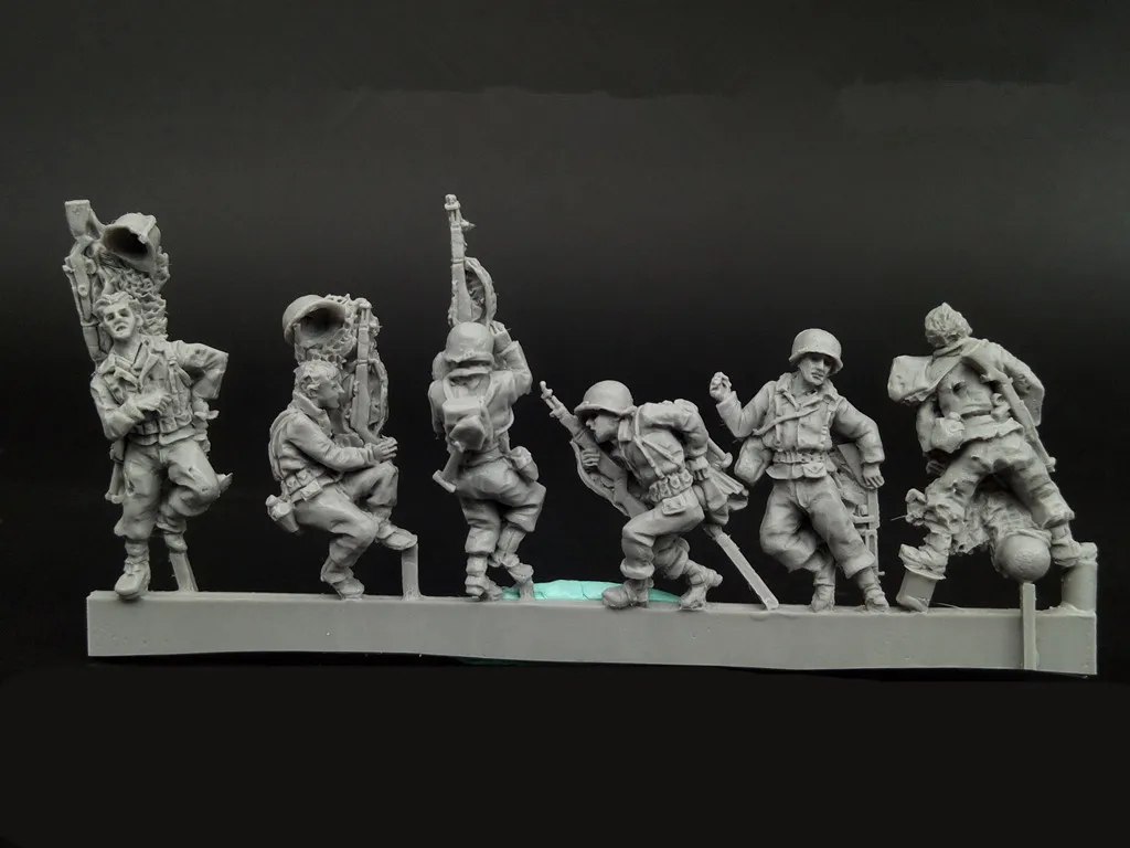 1/72 Diecast Resin Figure Model GK US Army Killed Soldiers Small Soldier Scene Unassembled Uncolored Free Shipping