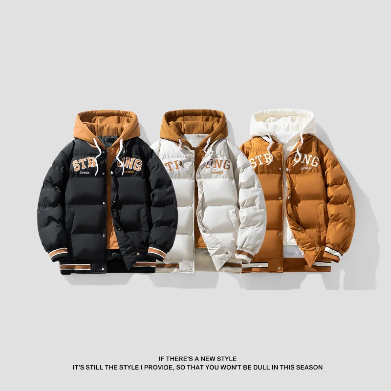 

Мужское осеннее толстое пальто, топы, уличная мода, кардиган, зимняя парка, верхняя одежда, мужская куртка с капюшоном, водонепроницаемая ветровка с длинными рукавами