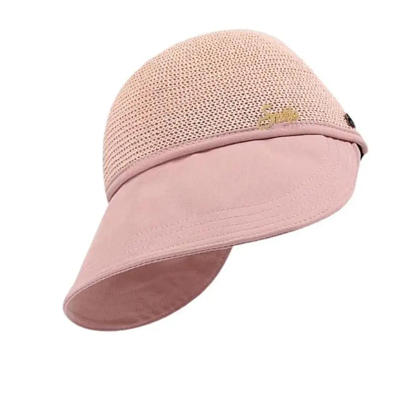 Women Wide Brim Sun Hat Sun Straw Hat With UV Protection Breathable Women's Sun Hats Enlarged Rounded Edge For Daily Commute