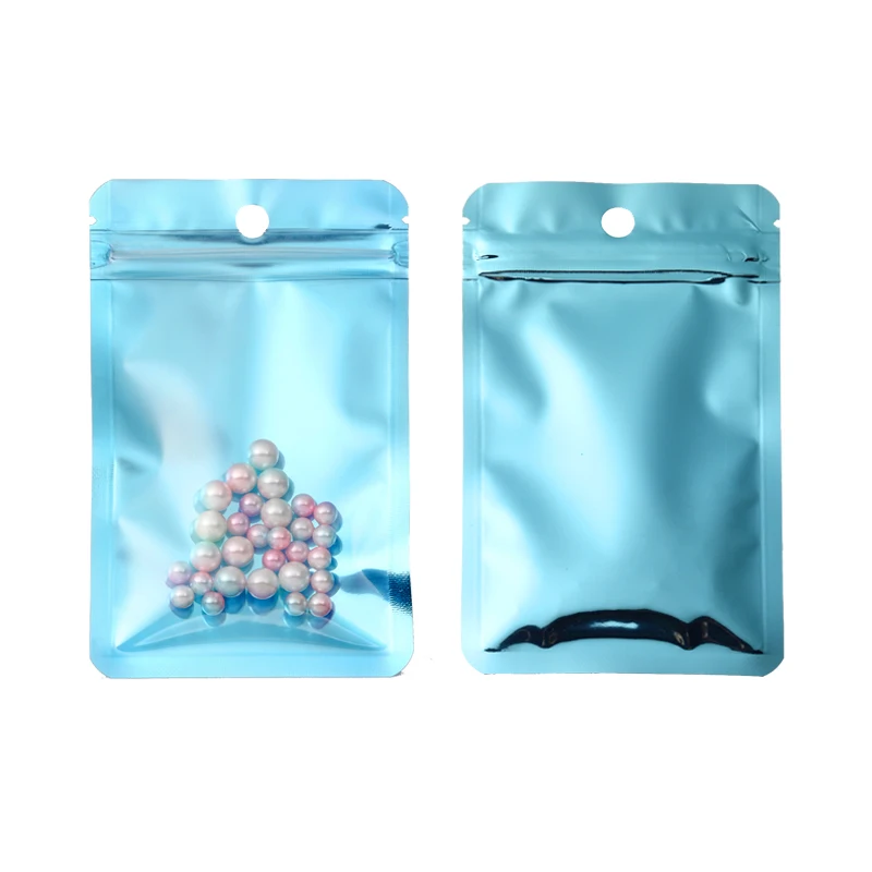 10/50/100 Pcs Bunte Transparente Top Feed Folie Zip-Lock Beutel Lebensmittel Beutel Mylar Aluminium Folie Beutel Tee beutel Lebensmittel Lagerung Tasche – Detail 8